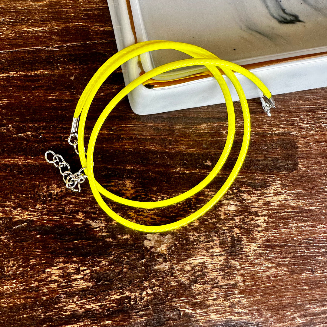 Yellow Leather Bracelets