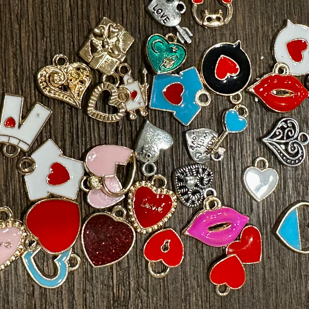 Love Signs Charms - Flat